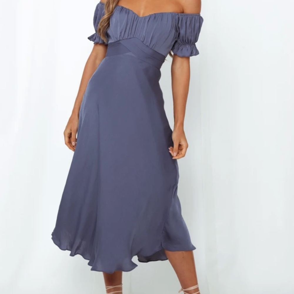 Hello Molly midnight blue maxi dress
